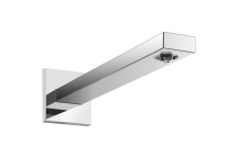 HANSGROHE 27694000 SQUARE SHOWER ARM & FLANGE CP 389mm LONG