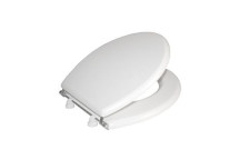 PENNYWARE 411-65702 JUNIOR TOILET SEAT with CP HINGE WHITE