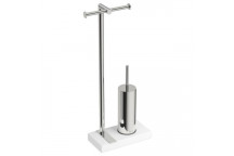 BATHROOM BUTLER 9108POLS TOILET BUTLER AND TOILET BRUSH POLISHED