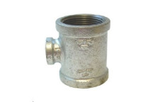 GALVANISED REDUCING TEE 80X25mm