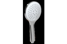 MERELLI RONDO HAND RAINSHOWER 3-FUNCTION CP/WHITE FACE