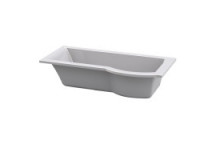 LUXIMO TOKYO LEFT HAND SHOWER BATH 1700X750 BM47 WHITE