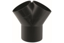 GEBERIT DOUBLE BRANCH BREECH FITTING 50x40mm 30deg 361.459.16.1
