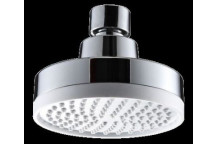 PLUMLINE CYGNUS SHOWER ROSE 1-FUNCTION 90mm CHROME