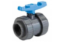 uPVC S/WELD BALL VALVE 20mm DOUBLE UNION THREADED FXF V322