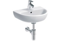 GEBERIT 500.295.01.1 SELNOVA HAND RINSE BASIN 500x410mm WHITE