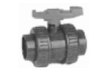 uPVC S/WELD BALL VALVE 10mm DOUBLE UNION THREADED FXF V322