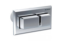 GEBERIT 116.052.21.1 PNEUMATIC SQUARE DUAL FLUSH ACTUATOR