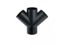 GEBERIT HDPE Y-BRANCH FITTING DOUBLE 110mm 135deg 367.235.16.1