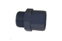 uPVC S/WELD MALE ADAPTOR 32x1 GREY