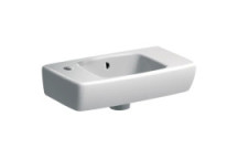 GEBERIT 500.305.01.1 SELNOVA WASH HANDBASIN 1TH WITH O/FLOW 600x480mm