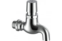 PLUMLINE DEMAND PUSH BUTTON BIBTAP 15MM CP