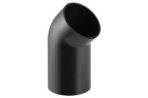 GEBERIT HDPE BEND LONG RADIUS 110mm 45deg 367.046.16.1