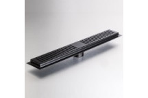 GIO A1013-500MB SLOTTED SHOWER CHANNEL GRATE 500X65mm BLACK