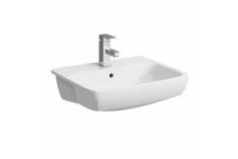 GEBERIT 500.313.01.1 SELNOVA SQUARE S/RECESSED WASH BASIN 550x450mm