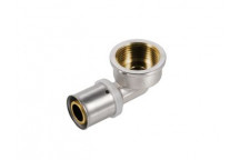 PEXMAN FEMALE ELBOW BRASS 16x1/2 CRIMPED