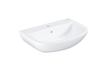 GROHE G-39421000 BAU CERAMIC 1TH W/HUNG BASIN w/ O/FLOW WHIT 609x442mm