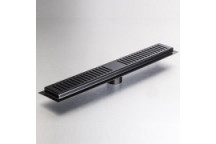 GIO A1013-860MB SLOTTED SHOWER CHANNEL GRATE 860X65mm BLACK