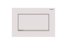 GEBERIT 115.893.JT.1 SIGMA30 STOP-AND-GO ACTUATOR PLATE WHITE MATT