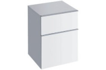 GEBERIT 502.315.01.2 ICON LOW CABINET 2 DRAWER 450x600mm GLOSS WHITE