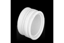 FOXYFIT RUBBER RETROFIT PAN CONNECTOR WHITE 110mm