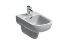 GEBERIT 500.216.01.1 SMYLE WALL HUNG BIDET WHITE WITH O/FLOW