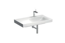 GEBERIT 500.535.01.1 XENO2 WASH HAND BASIN LEFT SHELF 90CM WHITE