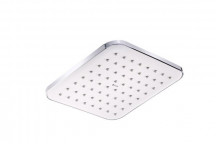 COBRA SHOWER HEAD 1 SPRAY SQUARE CP/WHITE 076 PAUSE-SQ