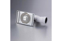 GIO A1016-12 RECTANGULAR BRASS SHOWER TRAP CP