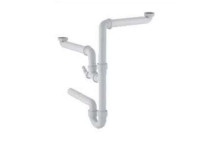 GEBERIT P TRAP FOR KITCHEN SINK 50mm WHITE ALPINE 152.818.11.1