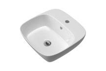 BETTA OCEANIA 1TH RECTANGULAR F/STANDING BASIN WHITE 500X450MM WBMOO01