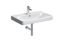 GEBERIT 500.249.01.1 SMYLE WASH HAND BASIN WHITE 75CM