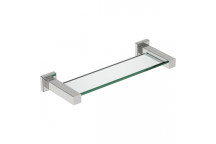 BATHROOM BUTLER 8525POLSGLASS SHELF POLISHED SS 330mm