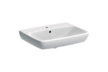 GEBERIT 500.290.01.1 SELNOVA SQUARE WASH HAND BASIN 550x440mm 1TH