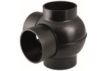 GEBERIT DOUBLE BRANCH BALL 63mm 85x90deg 364.320.16.1