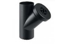 GEBERIT ACCESS PIPE WITH SCREWED COVER 125mm 45deg 368.453.16.1