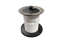 PLUMLINE PVC BASIN WASTE & PLUG 32mm (PUSH-OUT SLOT)