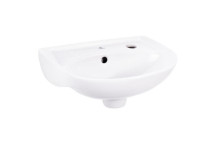 COBRA WELCOME SMALL WALL HUNG BASIN 400x321x170mm