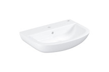 GROHE G-39440000 BAU CERAMIC 1TH W/HUNG BASIN w/ O/FLOW WHIT 560x400mm