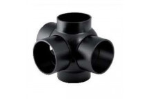 GEBERIT HDPE TRIPLE BRANCH BALL 125x110mm 88.5x90deg 368.605.16.1