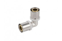 PEXMAN EQUAL ELBOW BRASS 25mm CRIMPED