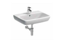 GEBERIT 500.300.01.1 SELNOVA SQUARE WASH BASIN 600x460mm WHITE