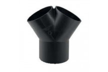 GEBERIT DOUBLE BRANCH BREECH FITTING 75x56mm 30deg 365.465.16.1