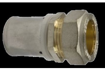 PEXMAN COMPRESSION COUPLING FOR COPPER 16x15mm CRIMPED