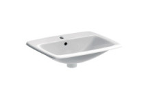 GEBERIT 500.306.01.1 SELNOVA SQUARE COUNTERTOP WASH BASIN 550x450mm