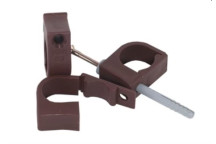 BUDDYBAT PIPE ANCHOR SUPPORT BROWN PP 22mm (10/PK)