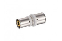 PEXMAN STRAIGHT REDUCING COUPLER BRASS 20x16mm CRIMPED