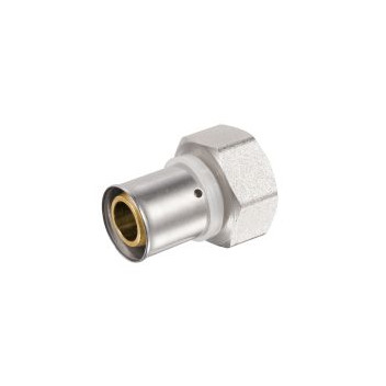 PEXMAN STRAIGHT FEMALE ADAPTOR BRASS 25x3/4 CRIMPED