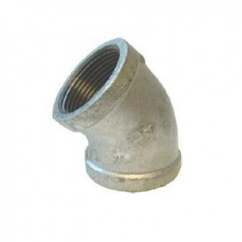 GALVANISED ELBOW FXF 45 DEGREE 80mm