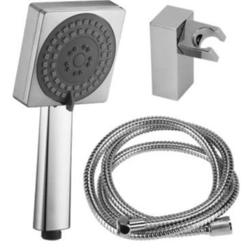 GENEBRE KENJO 3PCE SQUARE HANDSHOWER SET (SHW/BKT/TUBE) 100698 45